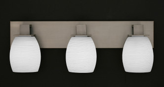 Toltec Lighting - 583-GP-615 - Three Light Bath Bar - Apollo - Graphite
