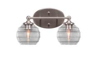 Toltec Lighting - 5912-BN-5110 - Two Light Bath Bar - Capri - Brushed Nickel