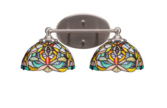 Toltec Lighting - 5912-BN-9905 - Two Light Bath Bar - Capri - Brushed Nickel