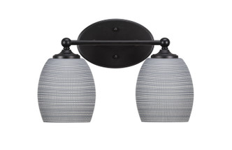 Toltec Lighting - 5912-MB-4022 - Two Light Bath Bar - Capri - Matte Black