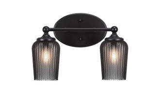 Toltec Lighting - 5912-MB-4252 - Two Light Bath Bar - Capri - Matte Black
