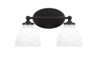 Toltec Lighting - 5912-MB-4761 - Two Light Bath Bar - Capri - Matte Black
