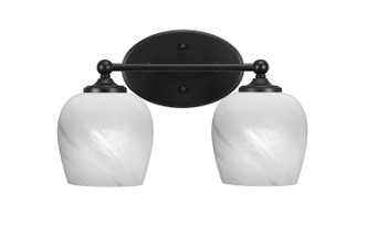 Toltec Lighting - 5912-MB-4811 - Two Light Bath Bar - Capri - Matte Black