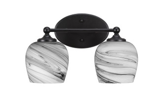 Toltec Lighting - 5912-MB-4819 - Two Light Bath Bar - Capri - Matte Black