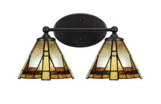 Toltec Lighting - 5912-MB-9345 - Two Light Bath Bar - Capri - Matte Black