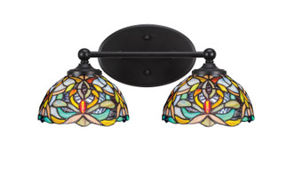 Toltec Lighting - 5912-MB-9905 - Two Light Bath Bar - Capri - Matte Black