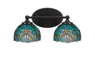 Toltec Lighting - 5912-MB-9925 - Two Light Bath Bar - Capri - Matte Black