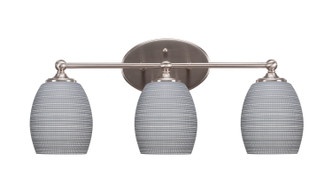 Toltec Lighting - 5913-BN-4022 - Three Light Bath Bar - Capri - Brushed Nickel