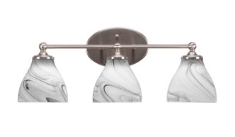 Toltec Lighting - 5913-BN-4769 - Three Light Bath Bar - Capri - Brushed Nickel