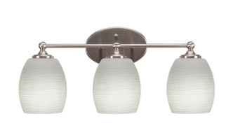 Toltec Lighting - 5913-BN-615 - Three Light Bath Bar - Capri - Brushed Nickel
