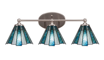 Toltec Lighting - 5913-BN-9325 - Three Light Bath Bar - Capri - Brushed Nickel