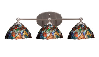 Toltec Lighting - 5913-BN-9955 - Three Light Bath Bar - Capri - Brushed Nickel