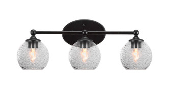 Toltec Lighting - 5913-MB-4102 - Three Light Bath Bar - Capri - Matte Black