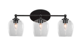 Toltec Lighting - 5913-MB-4810 - Three Light Bath Bar - Capri - Matte Black