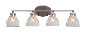 Toltec Lighting - 5914-BN-4760 - Four Light Bath Bar - Capri - Brushed Nickel