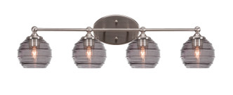 Toltec Lighting - 5914-BN-5112 - Four Light Bath Bar - Capri - Brushed Nickel