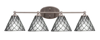 Toltec Lighting - 5914-BN-9185 - Four Light Bath Bar - Capri - Brushed Nickel