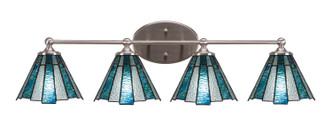 Toltec Lighting - 5914-BN-9325 - Four Light Bath Bar - Capri - Brushed Nickel