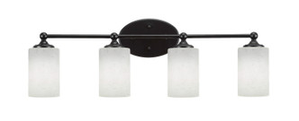 Toltec Lighting - 5914-MB-310 - Four Light Bath Bar - Capri - Matte Black