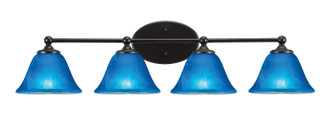 Toltec Lighting - 5914-MB-4155 - Four Light Bath Bar - Capri - Matte Black