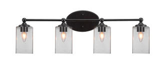 Toltec Lighting - 5914-MB-530 - Four Light Bath Bar - Capri - Matte Black