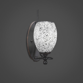 Toltec Lighting - 591-DG-4165 - One Light Wall Sconce - Capri - Dark Granite
