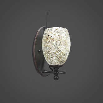 Toltec Lighting - 591-DG-5054 - One Light Wall Sconce - Capri - Dark Granite