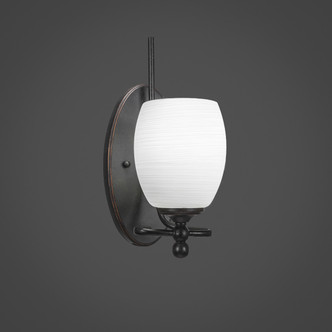 Toltec Lighting - 591-DG-615 - One Light Wall Sconce - Capri - Dark Granite