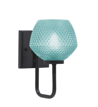 Toltec Lighting - 6221-MB-4625 - One Light Wall Sconce - Sandia - Matte Black
