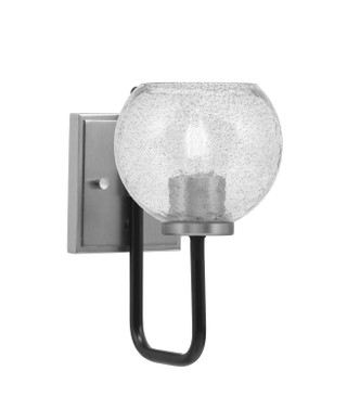Toltec Lighting - 6221-MBGP-4102 - One Light Wall Sconce - Sandia - Matte Black & Graphite