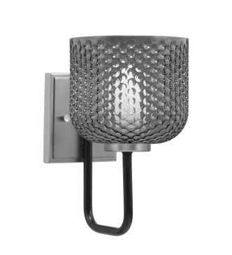 Toltec Lighting - 6221-MBGP-4612 - One Light Wall Sconce - Sandia - Matte Black & Graphite