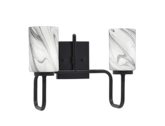 Toltec Lighting - 6222-MB-3009 - Two Light Bath Bar - Sandia - Matte Black