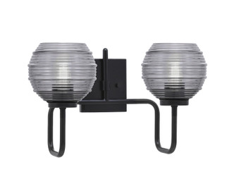 Toltec Lighting - 6222-MB-5112 - Two Light Bath Bar - Sandia - Matte Black