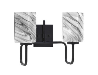 Toltec Lighting - 6222-MB-549 - Two Light Bath Bar - Sandia - Matte Black