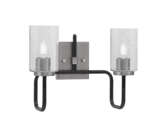 Toltec Lighting - 6222-MBGP-3002 - Two Light Bath Bar - Sandia - Matte Black & Graphite