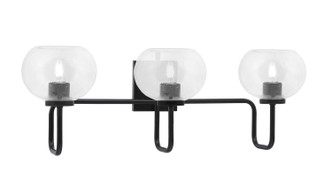 Toltec Lighting - 6223-MB-202 - Three Light Bath Bar - Sandia - Matte Black