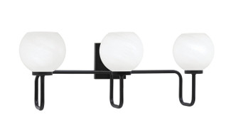 Toltec Lighting - 6223-MB-4101 - Three Light Bath Bar - Sandia - Matte Black