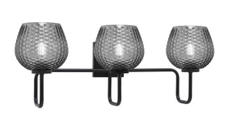 Toltec Lighting - 6223-MB-4602 - Three Light Bath Bar - Sandia - Matte Black