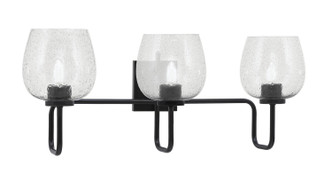 Toltec Lighting - 6223-MB-4812 - Three Light Bath Bar - Sandia - Matte Black