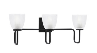 Toltec Lighting - 6223-MB-500 - Three Light Bath Bar - Sandia - Matte Black