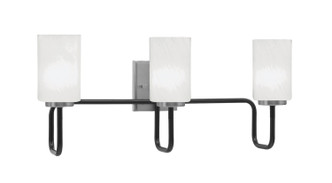 Toltec Lighting - 6223-MBGP-3001 - Three Light Bath Bar - Sandia - Matte Black & Graphite