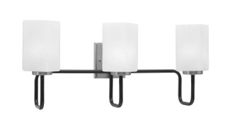 Toltec Lighting - 6223-MBGP-541 - Three Light Bath Bar - Sandia - Matte Black & Graphite