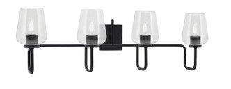 Toltec Lighting - 6224-MB-210 - Four Light Bath Bar - Sandia - Matte Black