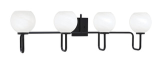Toltec Lighting - 6224-MB-4101 - Four Light Bath Bar - Sandia - Matte Black