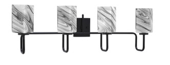 Toltec Lighting - 6224-MB-549 - Four Light Bath Bar - Sandia - Matte Black