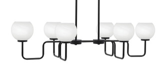 Toltec Lighting - 6236-MB-4101 - Six Light Bar - Sandia - Matte Black