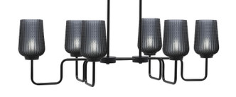 Toltec Lighting - 6236-MB-4252 - Six Light Bar - Sandia - Matte Black
