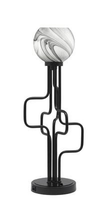 Toltec Lighting - 62-MB-4109 - One Light Accent Lamp - Sandia - Matte Black