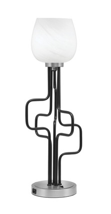 Toltec Lighting - 62-MBGP-4811 - One Light Accent Lamp - Sandia - Matte Black & Graphite