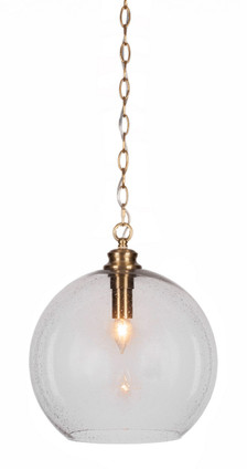Toltec Lighting - 90-NAB-4392 - One Light Pendant - Kimbro - New Age Brass